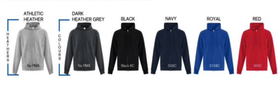 ZIPPER HOODIE Colors