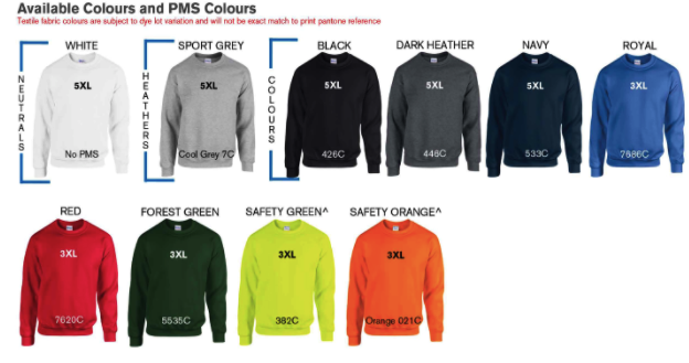 CREWNECK SWEATER Colors